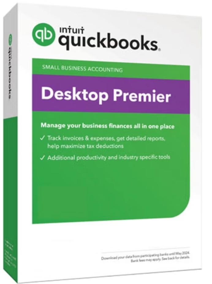 QUICKBOOKS PREMIER 2024 EDITION - 3 USERS, DESKTOP LICENSE, DIGITAL KEY